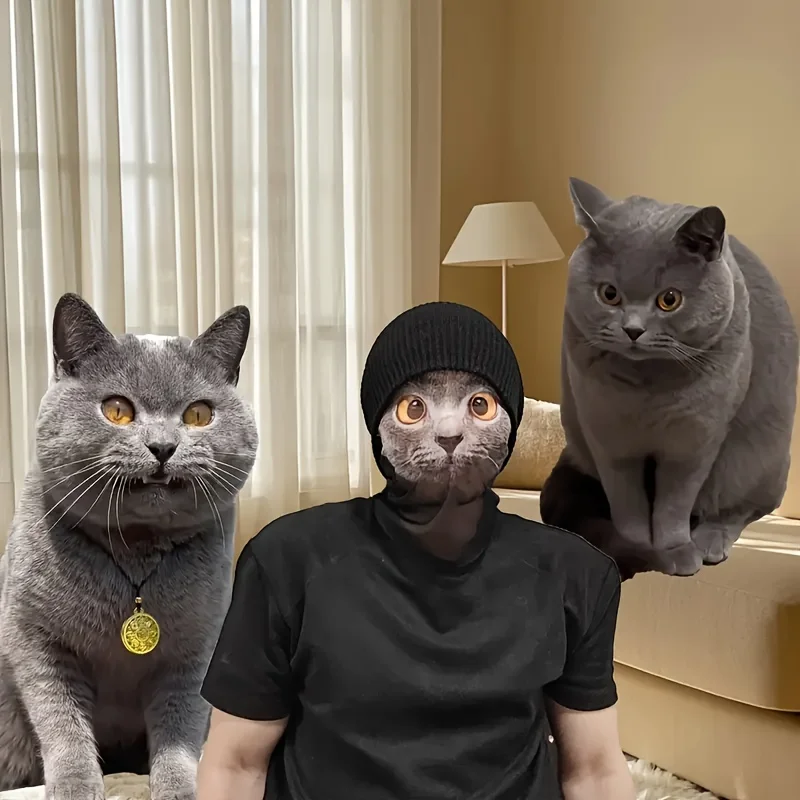 ⭐ CatFace Cozy Mesh Mask - Image 7
