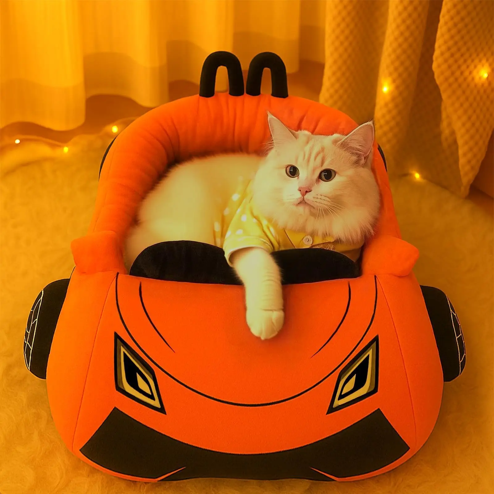⭐ Supercar Cat Bed – Plush Racing Comfort for Fast Felines