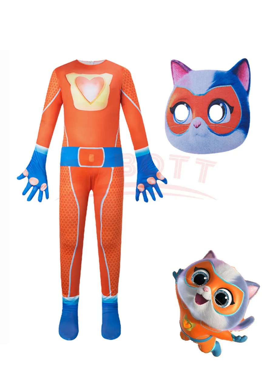 ⭐ SuperKitties Hero Jumpsuit – Tight‑Fit Cat Cosplay Stage Performance Costume - Image 16