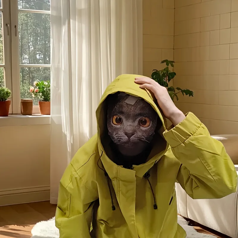 ⭐ CatFace Cozy Mesh Mask - Image 6