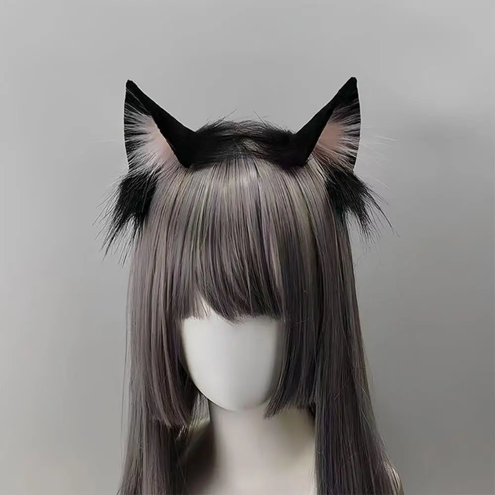 ⭐Christmas Cat Ears Faux Fur Headband – Festive Cosplay Accessory for Men & Women - Image 17