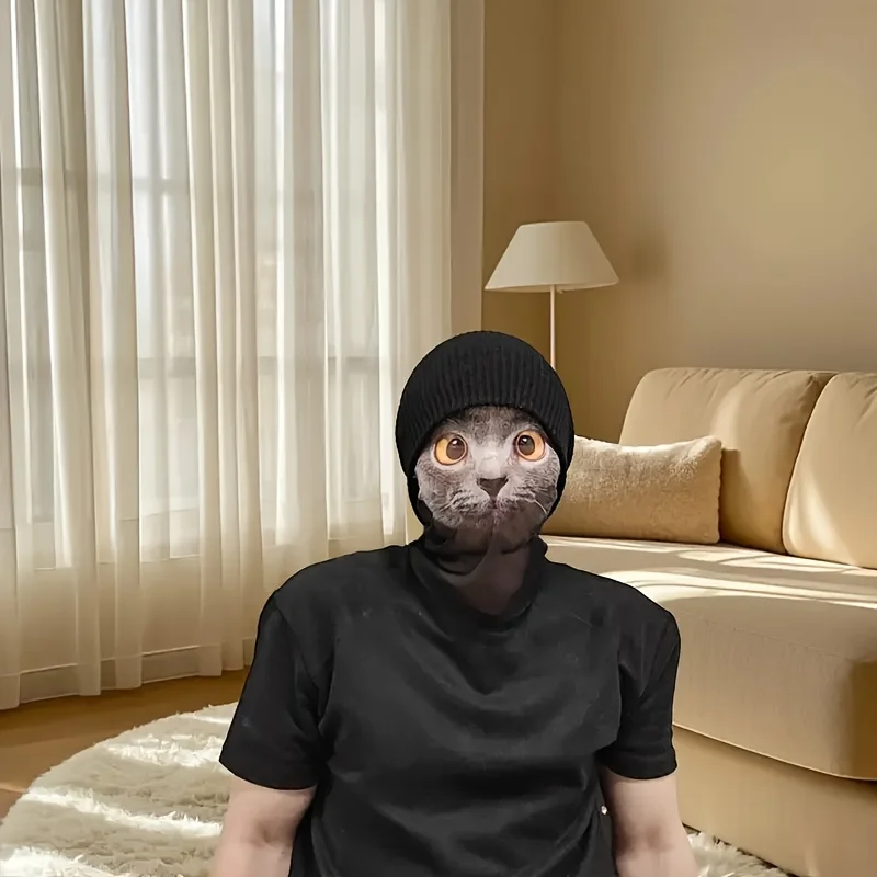 ⭐ CatFace Cozy Mesh Mask - Image 2
