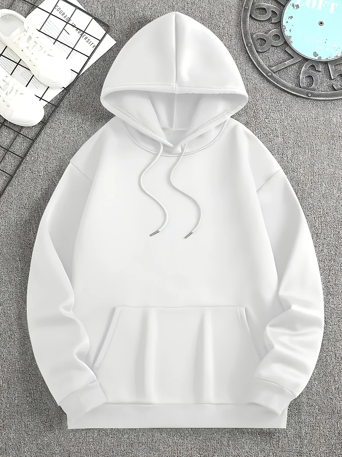 ⭐ Halloween Black Cat & Pumpkin Hoodie – Loose Fit Cartoon Graphic Streetwear - Image 4