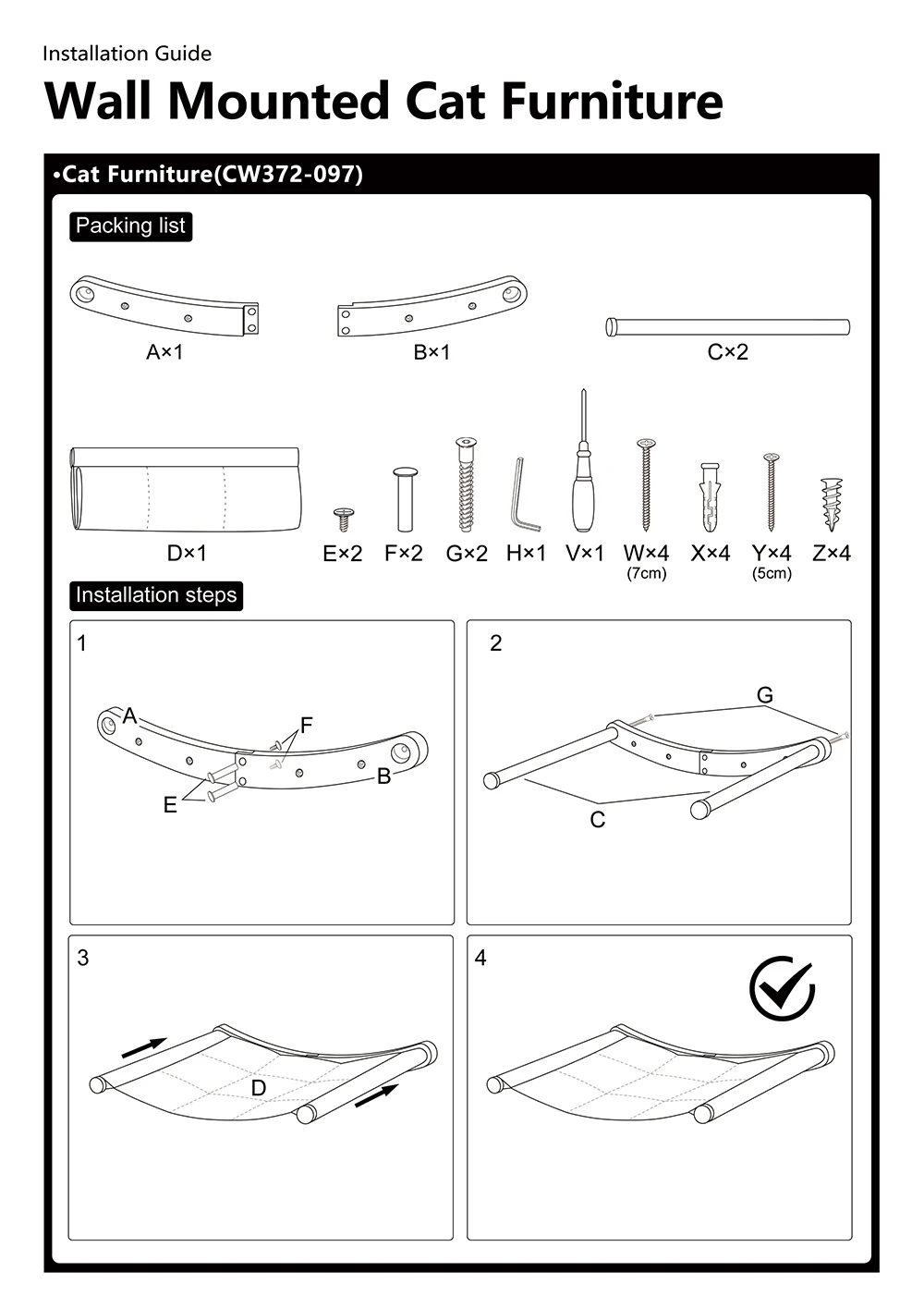 ⭐ WhiskerNest Wall‑Mounted Hammock - Image 9