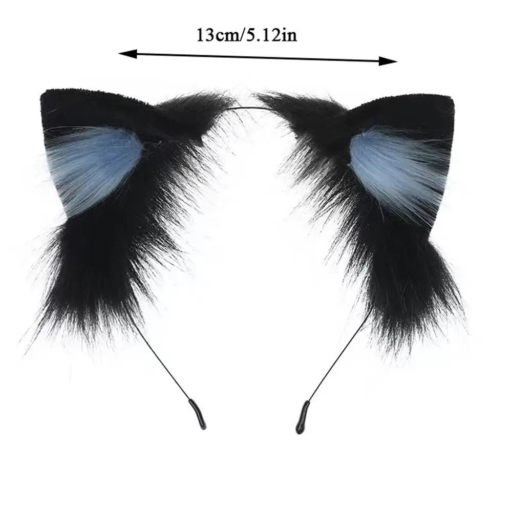 ⭐Christmas Cat Ears Faux Fur Headband – Festive Cosplay Accessory for Men & Women - Image 6
