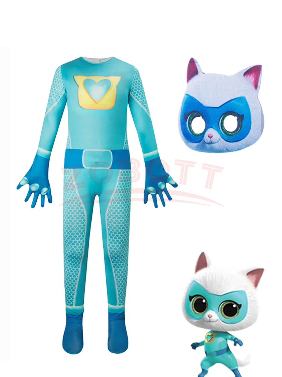 ⭐ SuperKitties Hero Jumpsuit – Tight‑Fit Cat Cosplay Stage Performance Costume - Image 14