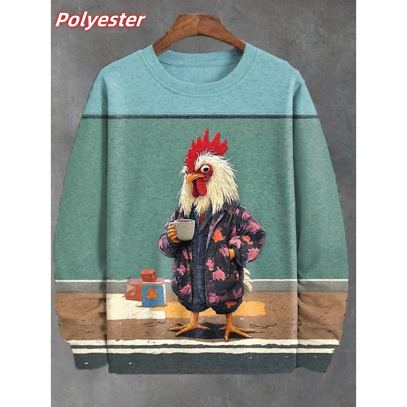 ⭐ Pumpkin Cat Pattern Hoodie for Men – 3D Printed Autumn Pullover - Image 12