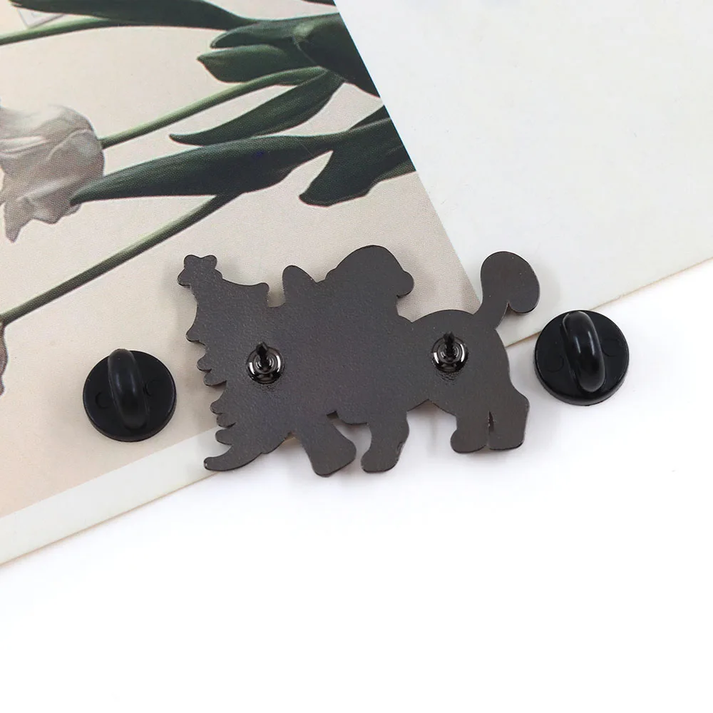 ⭐ Black Cat “What?” Christmas Brooch – Festive Feline Attitude in Enamel - Image 6
