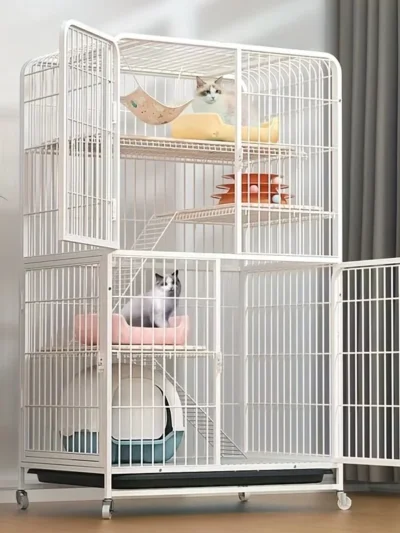 ⭐ GentleGuard White XL Cat House