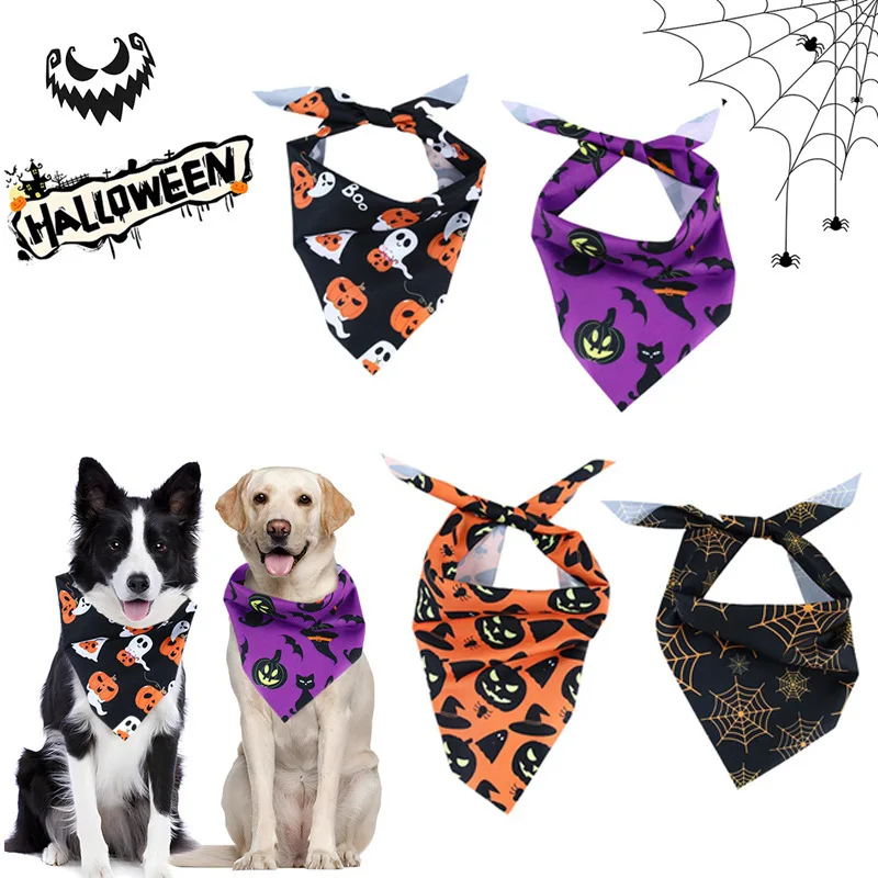 ⭐ Black Cat Boo Bandana – Halloween Pet Scarf (Adjustable) - Image 8