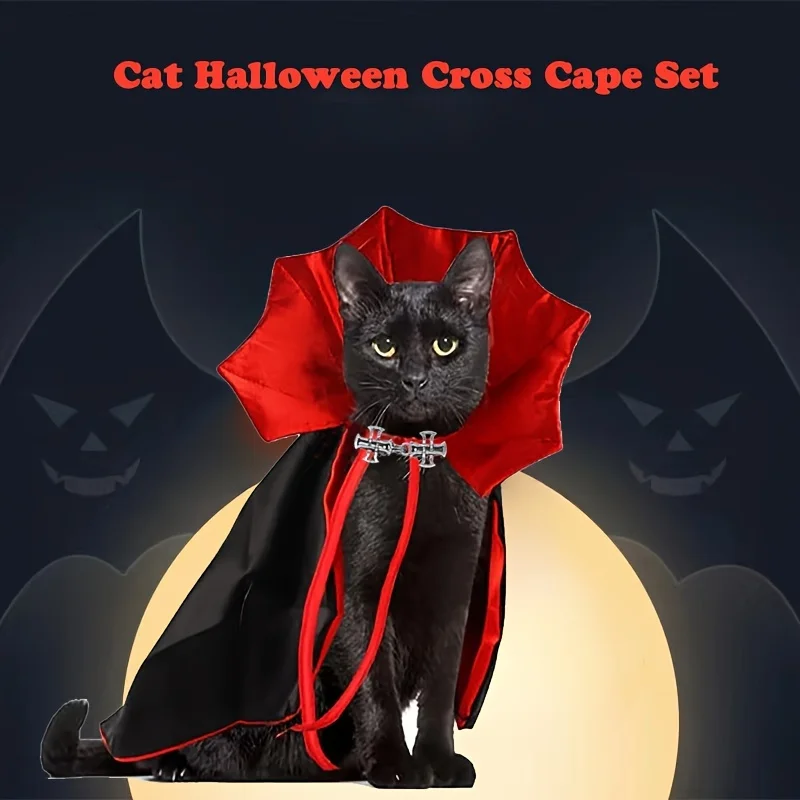 ⭐ 2‑Piece Gothic Cat Costume Set - Image 2