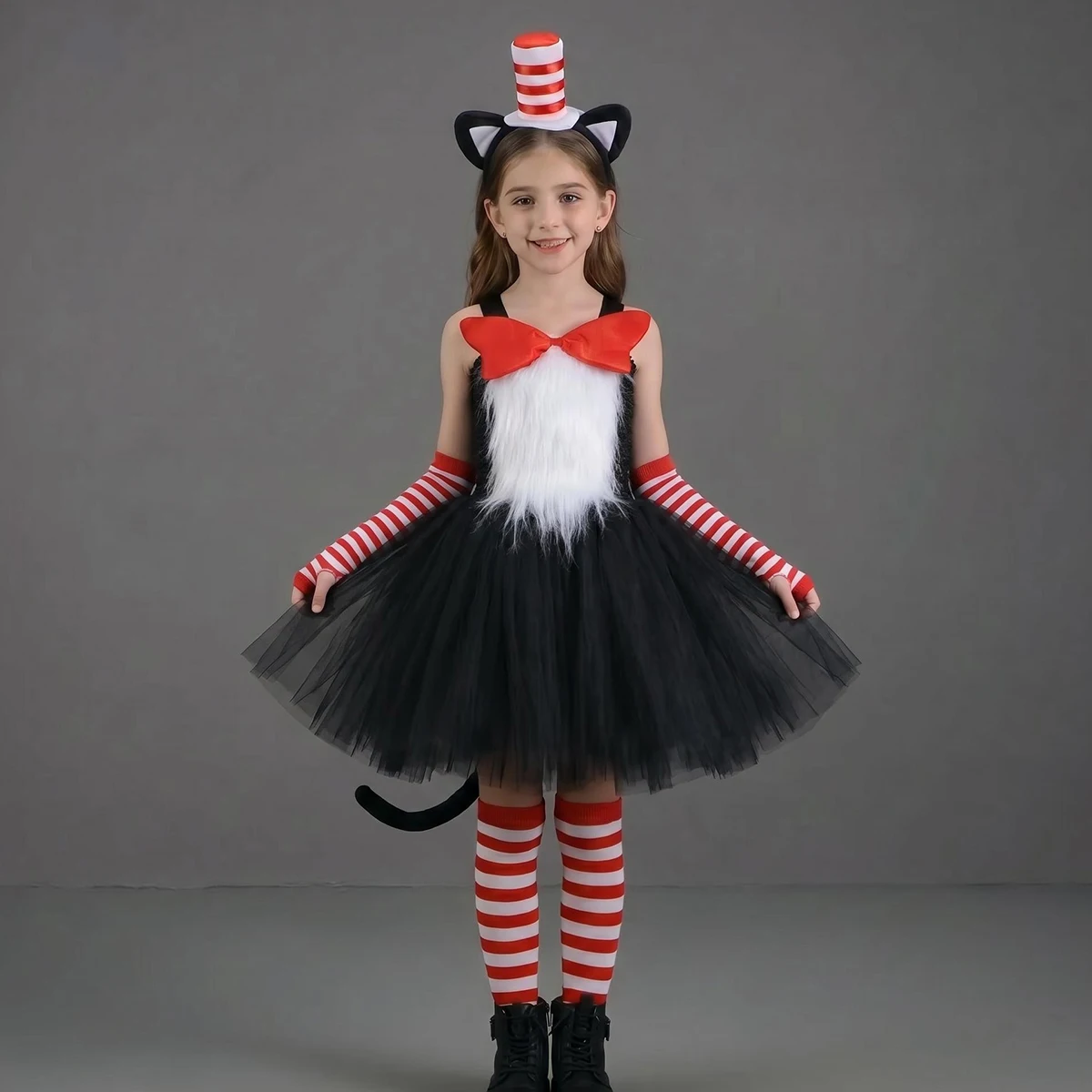 ⭐ Cat in the Hat Tulle Carnival Dress - Image 2