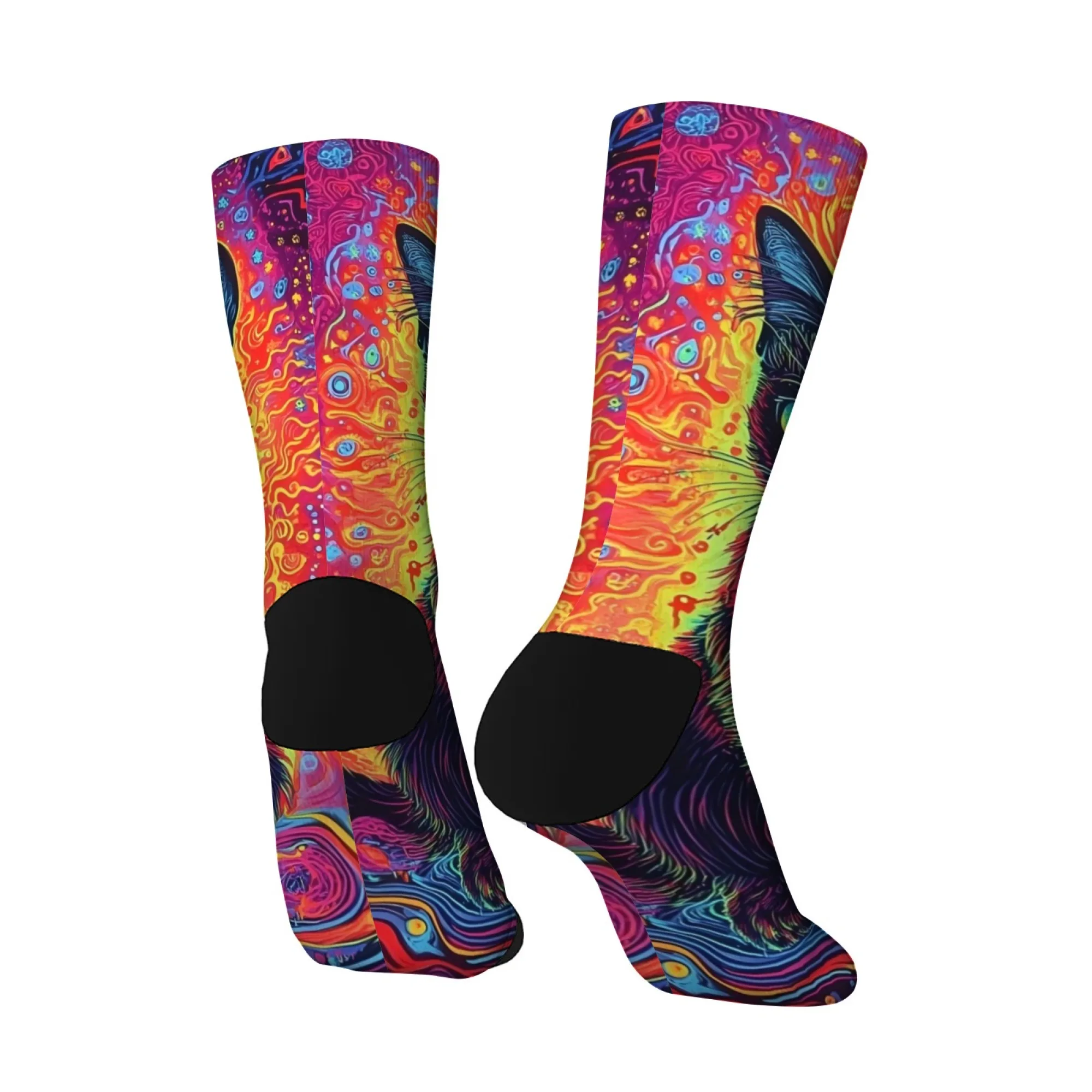 ⭐Fantasy Black Cat Harajuku Street Socks - Image 8