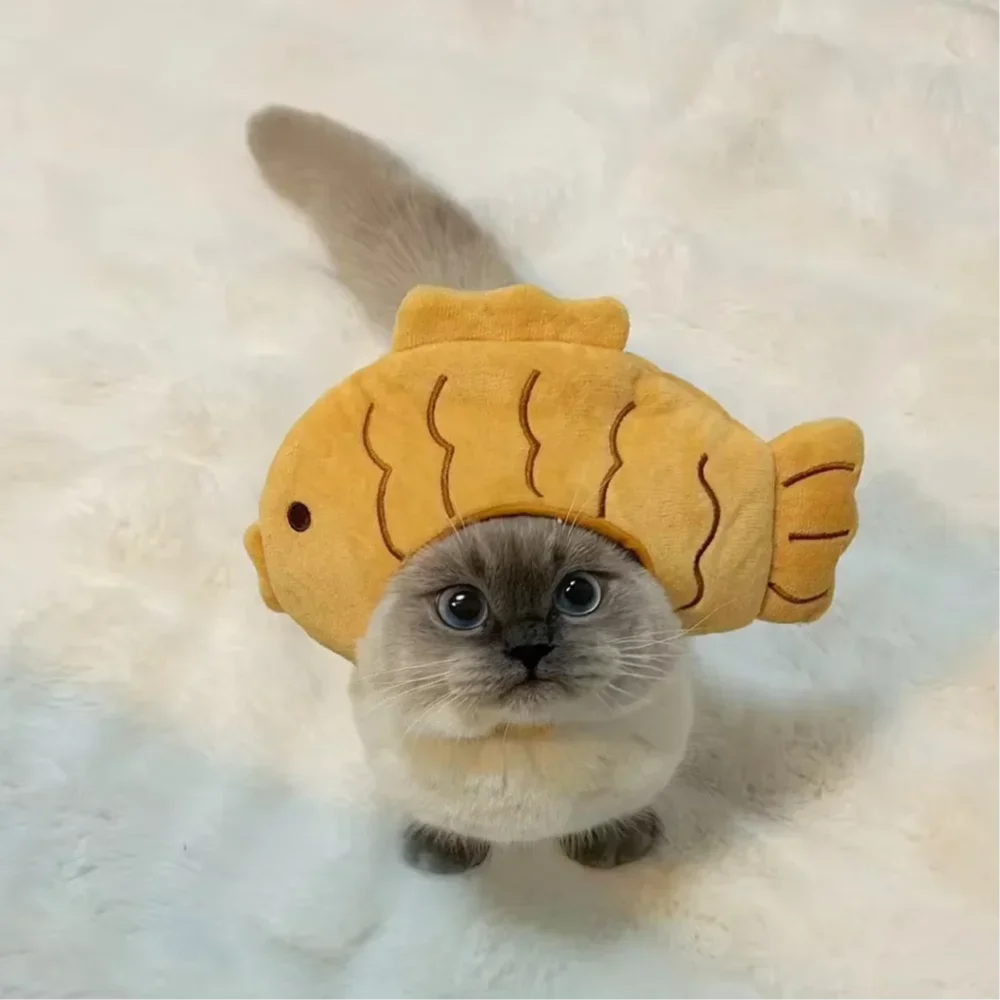 ⭐ Cute Cat Wig Costume – Funny Pet Hat with Ears for Cats & Small Dogs - Image 22