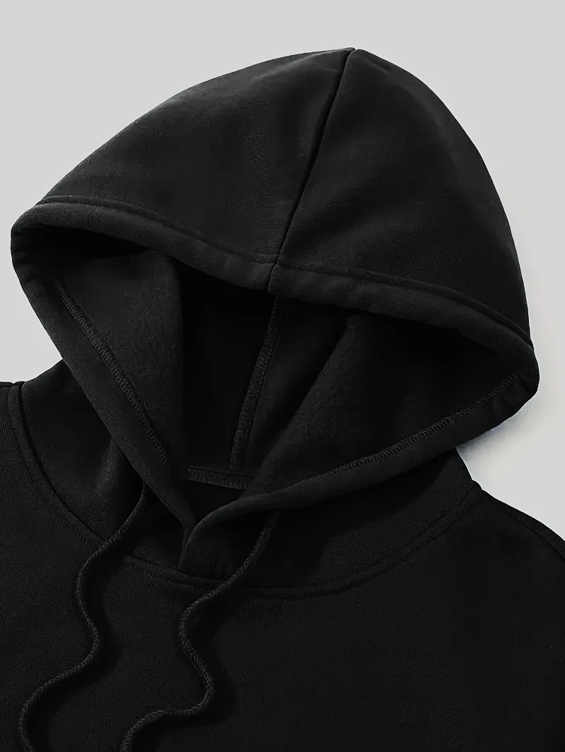 ⭐ Halloween Black Cat & Pumpkin Hoodie – Loose Fit Cartoon Graphic Streetwear - Image 12