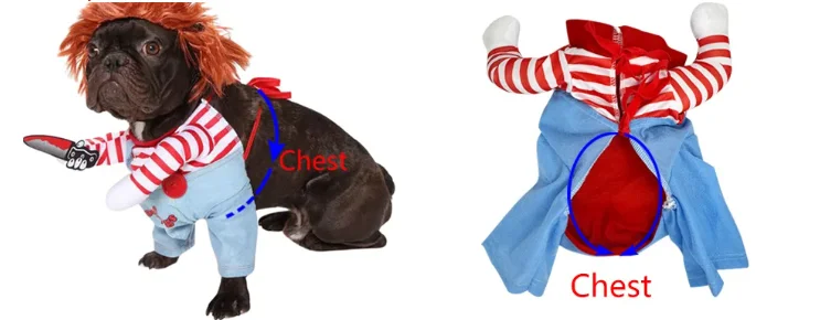 ⭐ Funny Bloody Doll Pet Transformation Costume - Image 8