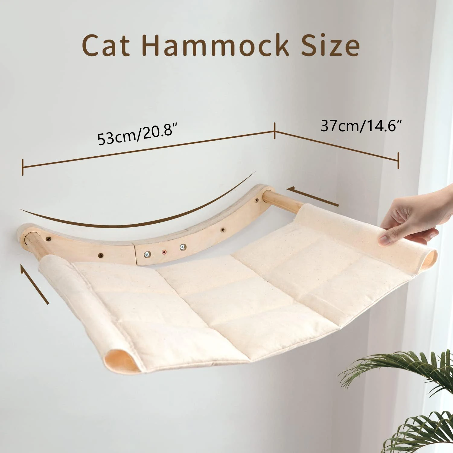 ⭐ WhiskerNest Wall‑Mounted Hammock - Image 6