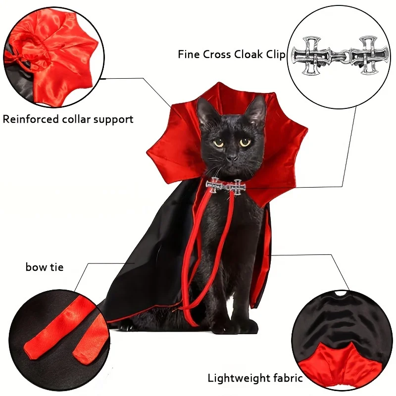 ⭐ 2‑Piece Gothic Cat Costume Set - Image 4