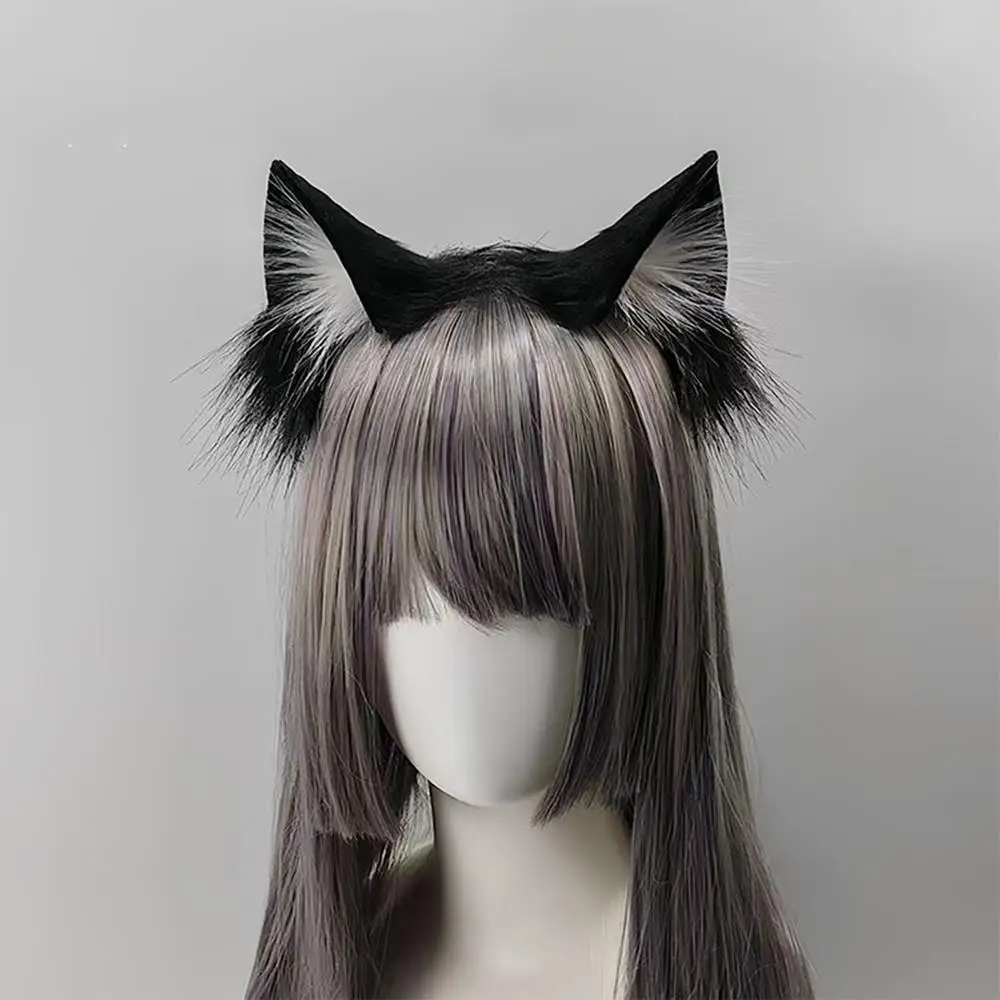 ⭐Christmas Cat Ears Faux Fur Headband – Festive Cosplay Accessory for Men & Women - Image 16