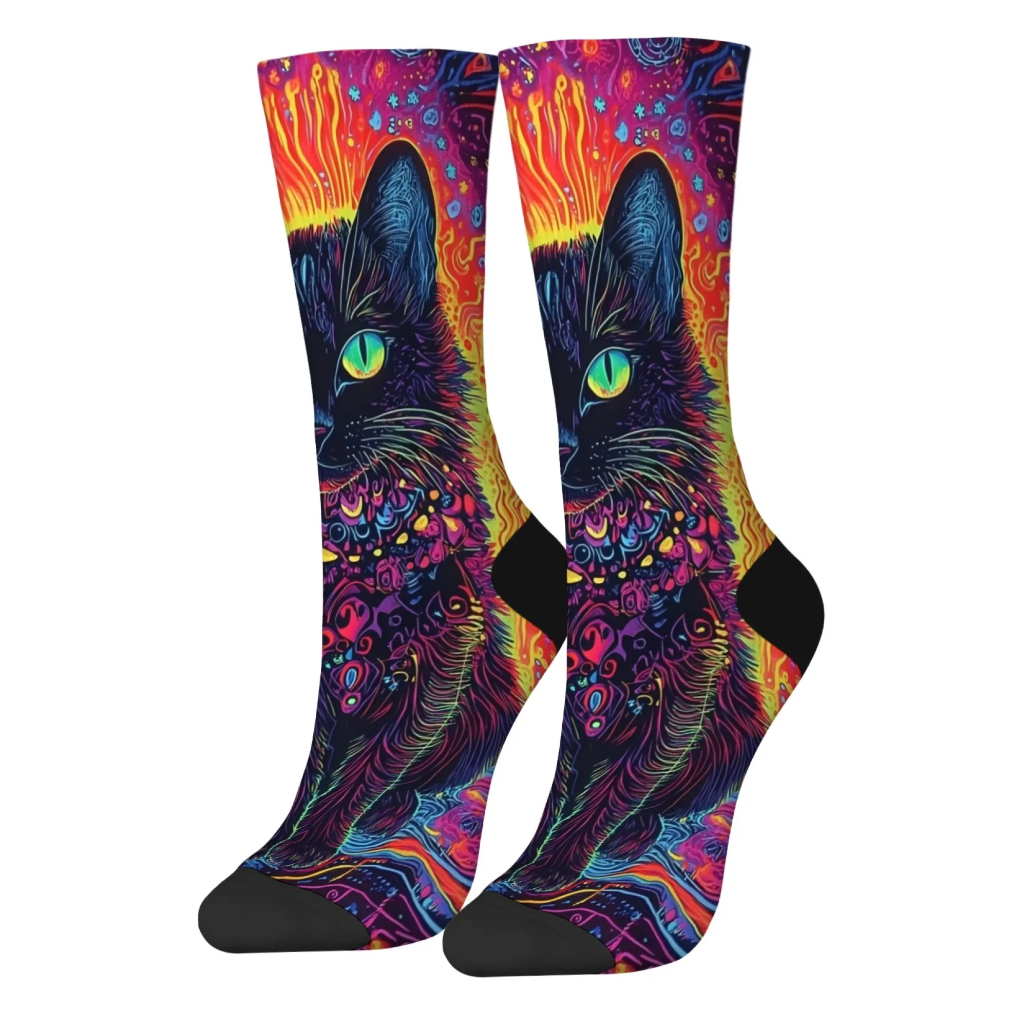 ⭐Fantasy Black Cat Harajuku Street Socks - Image 5
