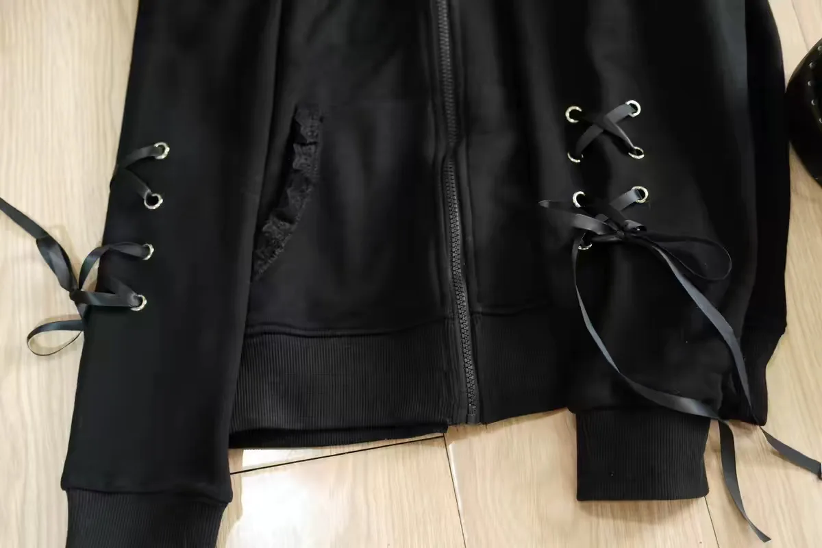 ⭐ Kawaii Cat Ears Bandage Hoodie – Aesthetic Streetwear - Image 9
