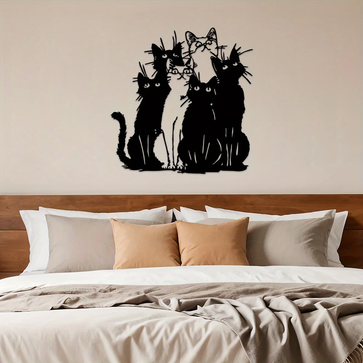 ⭐ Playful Black Cat Silhouette Metal Wall Piece – Holiday & Everyday Cat Lover Décor - Image 8