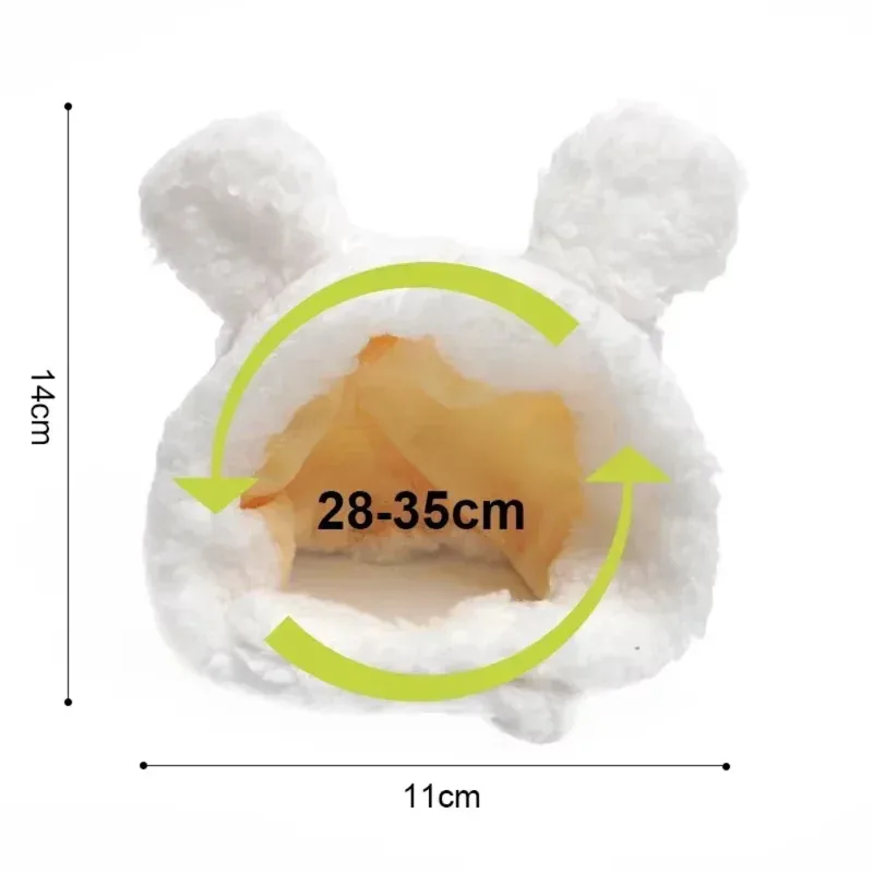 ⭐ Cute Cat Wig Costume – Funny Pet Hat with Ears for Cats & Small Dogs - Image 6