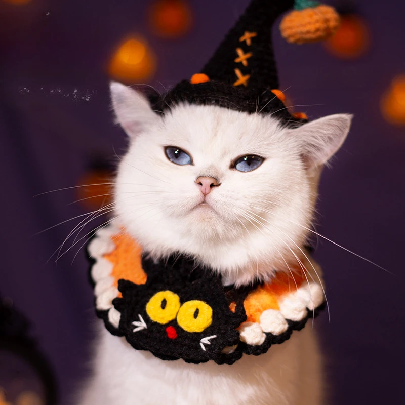 ⭐ Black Cat Boo Bandana – Halloween Pet Scarf (Adjustable) - Image 20