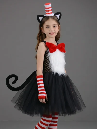 ⭐ Cat in the Hat Tulle Carnival Dress