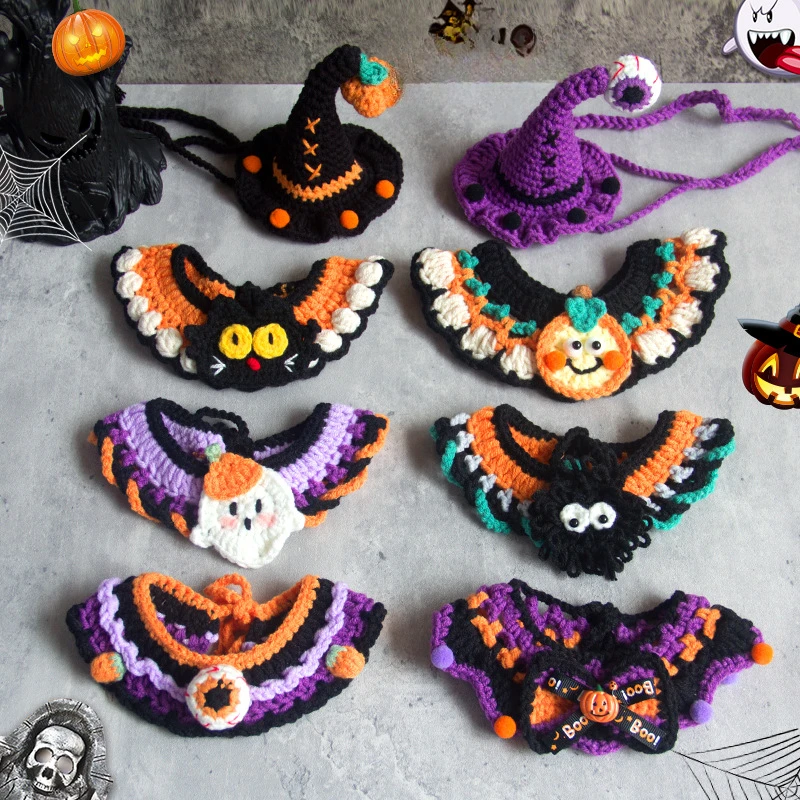 ⭐ Black Cat Boo Bandana – Halloween Pet Scarf (Adjustable) - Image 4
