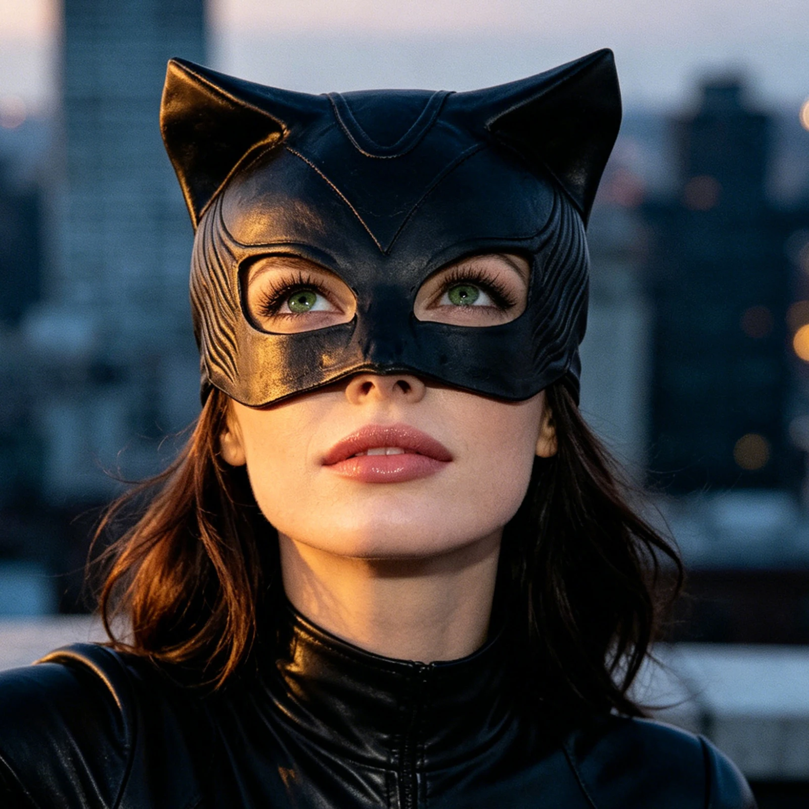 ⭐Realistic Latex Cat Mask – Soft Half‑Face Cosplay for Masquerade & Carnival - Image 3