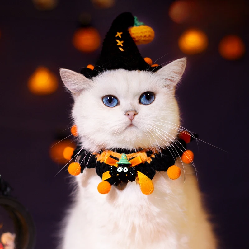 ⭐ Black Cat Boo Bandana – Halloween Pet Scarf (Adjustable) - Image 23