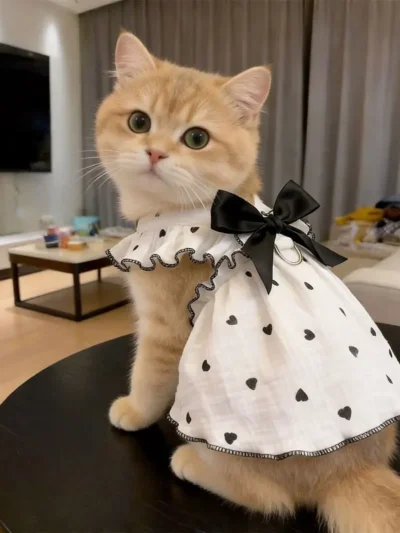 ⭐Cute Spring & Summer Pet Dress – Lightweight Clothing for Cats & Small Dogs