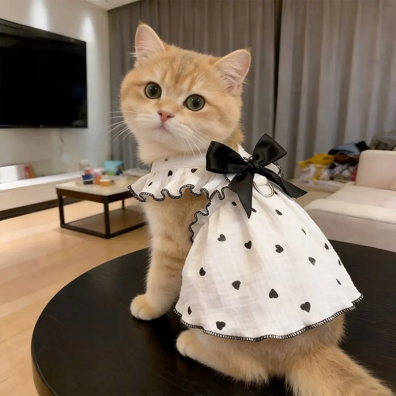 ⭐Cute Spring & Summer Pet Dress – Lightweight Clothing for Cats & Small Dogs