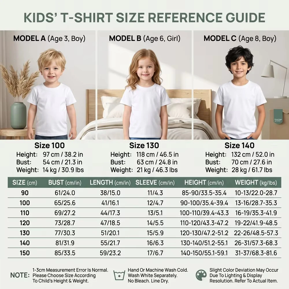 ⭐ Witch Cat Print Short‑Sleeve Shirt – Soft Cotton Halloween Tee for Children - Image 10