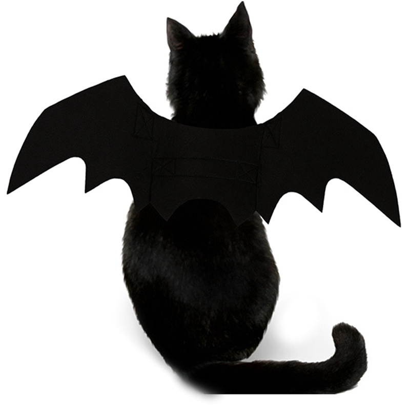 ⭐Black Bat Wings Halloween Harness – Cute Cosplay Costume for Cats & Small Dogs - Image 12