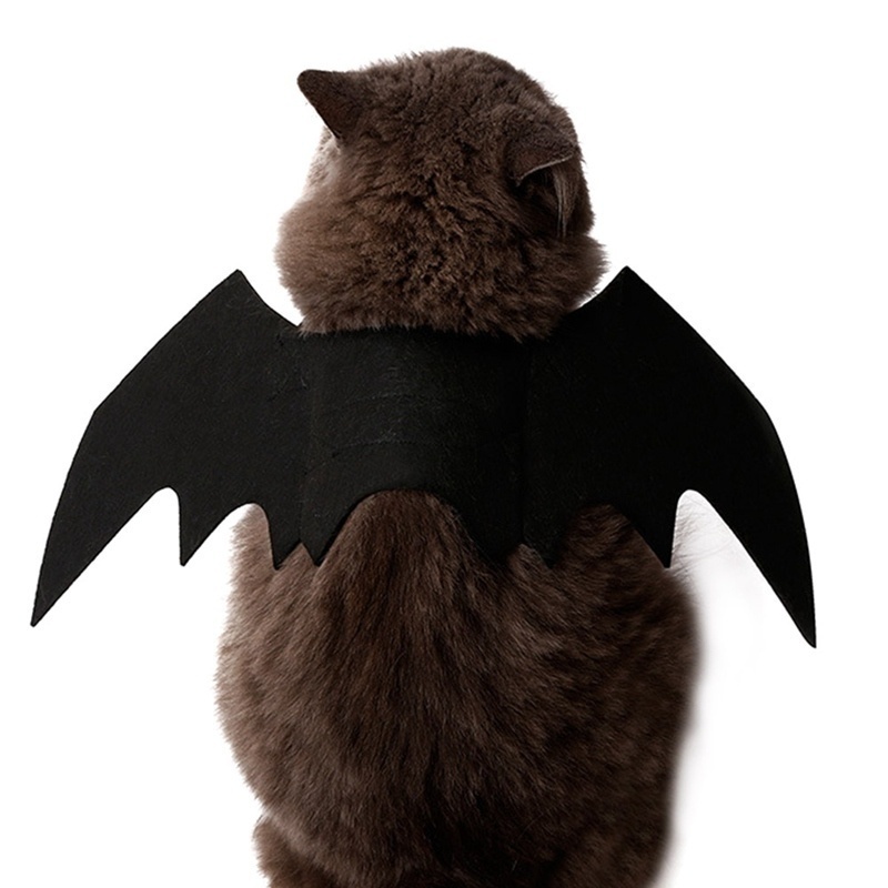 ⭐Black Bat Wings Halloween Harness – Cute Cosplay Costume for Cats & Small Dogs - Image 10