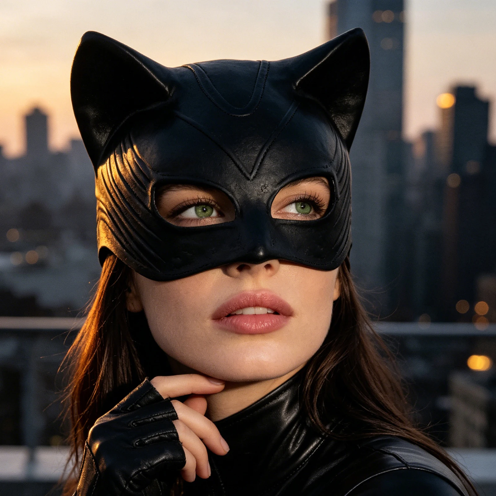 ⭐Realistic Latex Cat Mask – Soft Half‑Face Cosplay for Masquerade & Carnival - Image 4