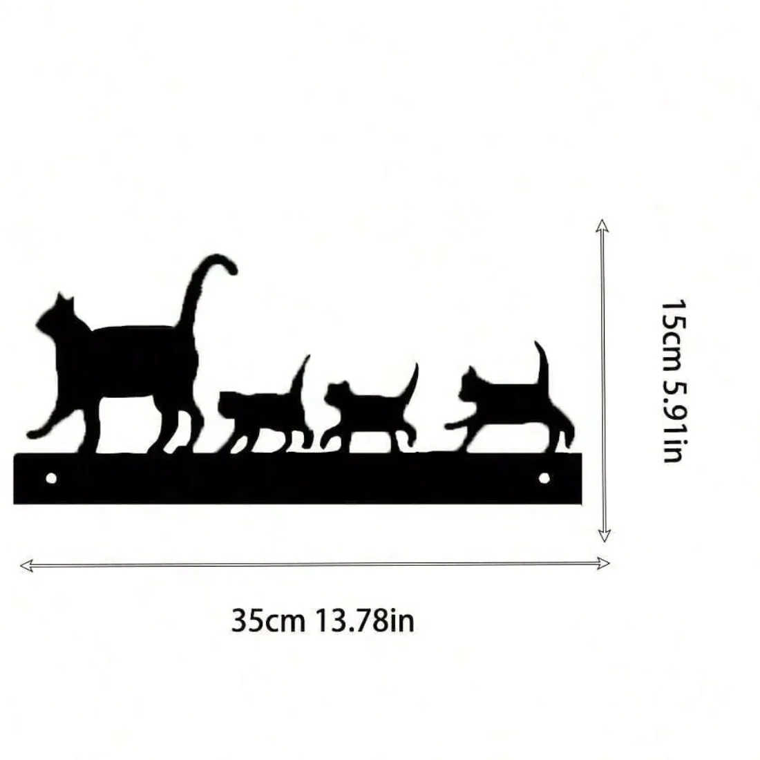 ⭐ Chic Cat Family Garden Statue – Mother Cat & Kittens Outdoor Metal Sculpture - Image 7