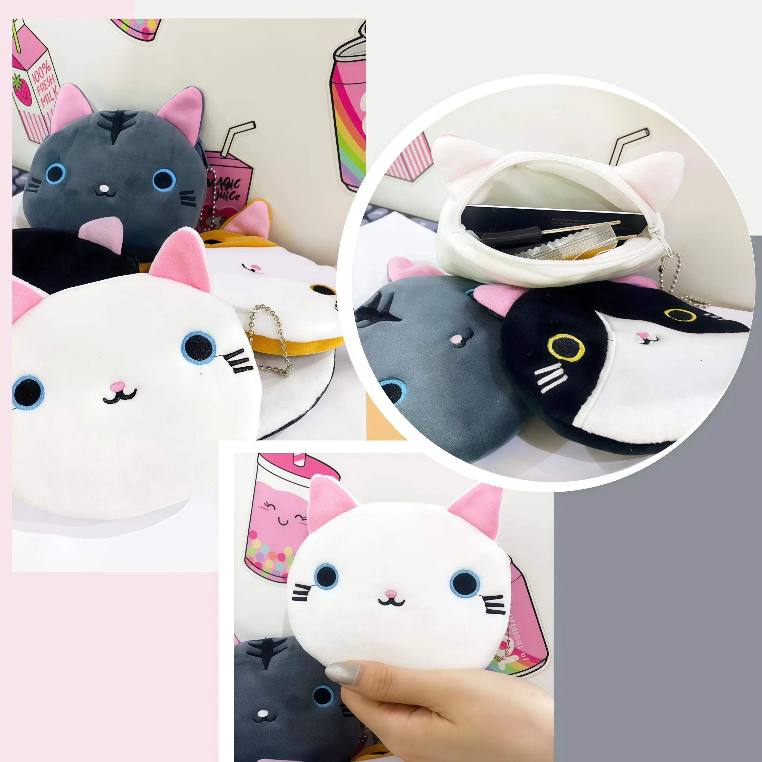 ⭐ Girls 3‑Piece Cat Ear Headband, Purse & Glasses Set – Party Dress‑Up Accessories - Image 6