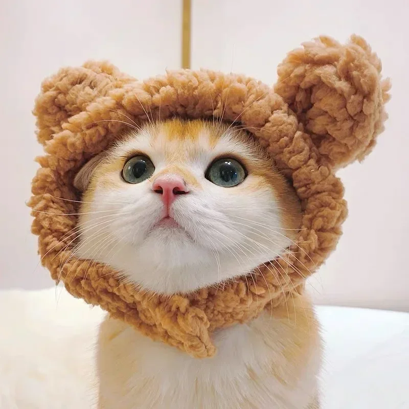 ⭐ Cute Cat Wig Costume – Funny Pet Hat with Ears for Cats & Small Dogs - Image 9