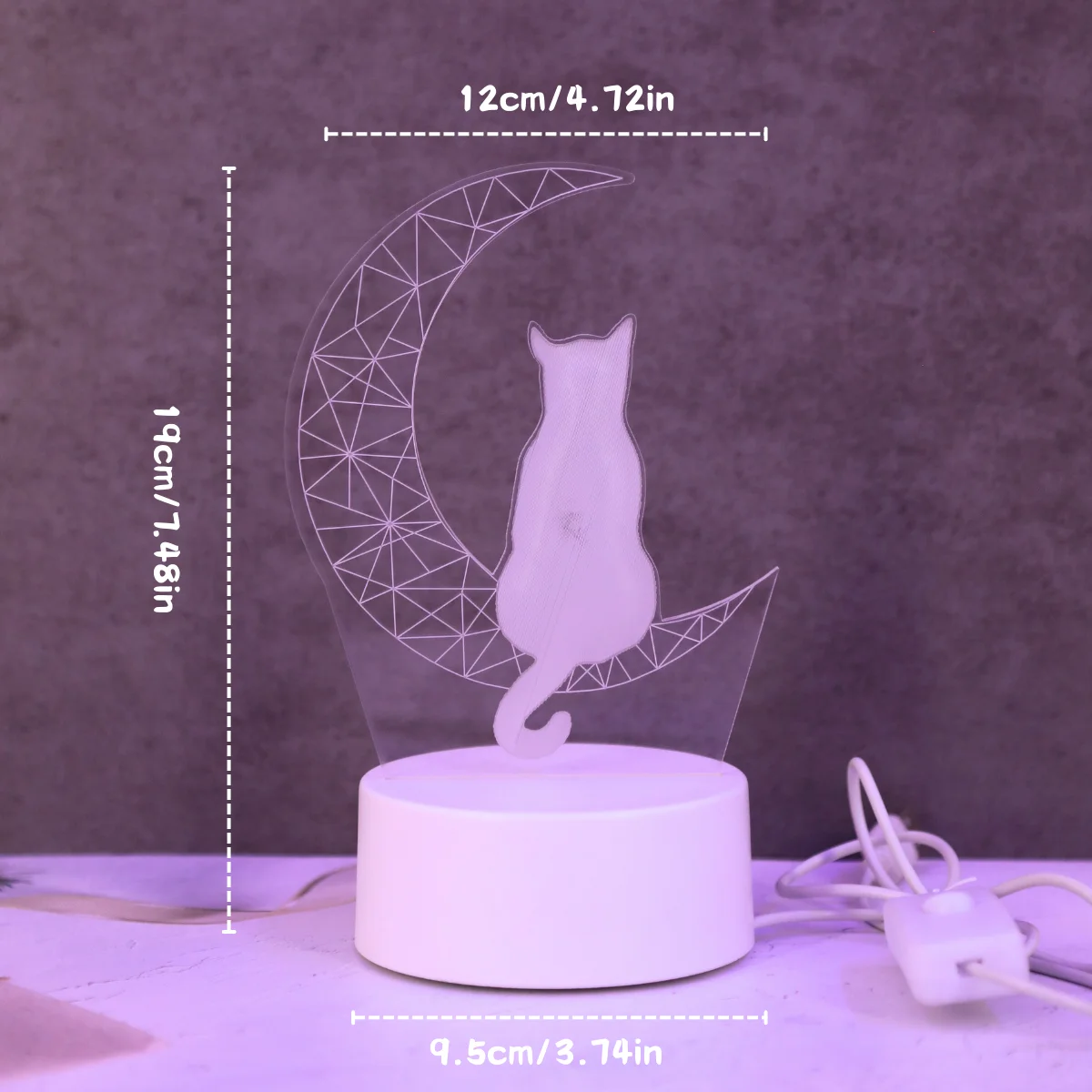 ⭐ Moonlit Cat Dream LED Night Light - Image 4