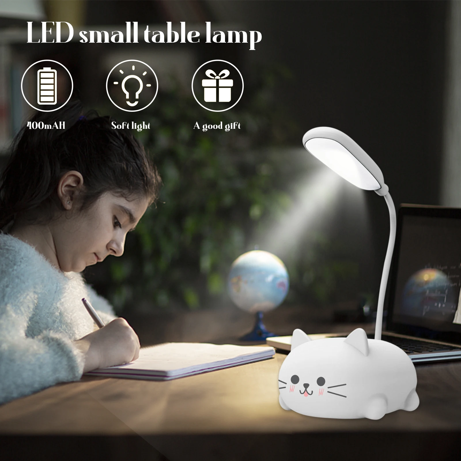 ⭐ Purrfect Study Buddy LED Cat Lamp - Image 2