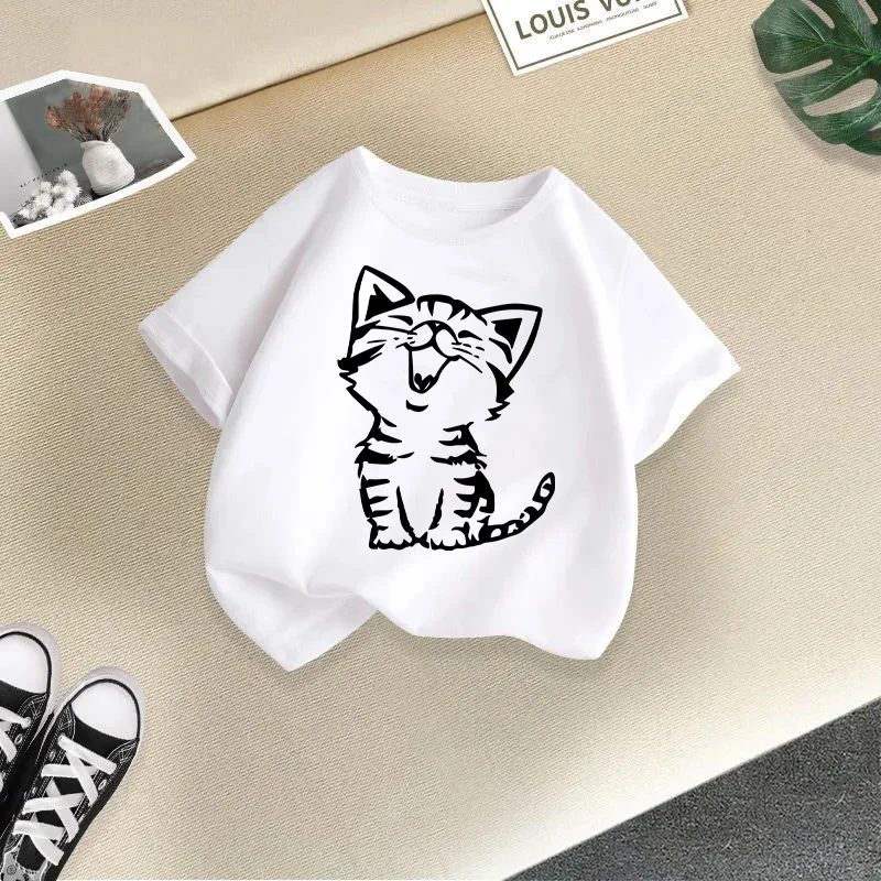 ⭐ Little Whiskers, Big Adventures Kids Tee - Image 37