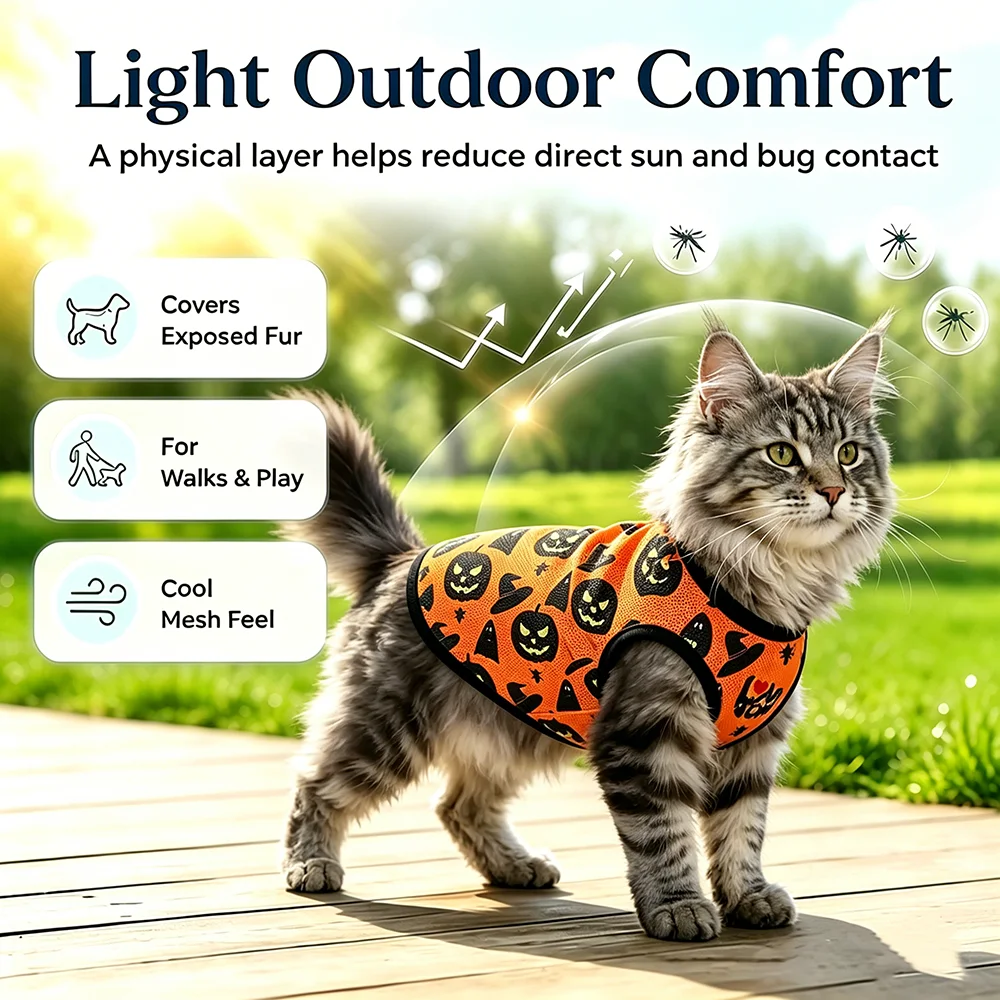 ⭐ Little Pumpkin Purr Halloween Pet Vest - Image 25