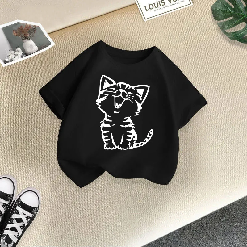 ⭐ Little Whiskers, Big Adventures Kids Tee - Image 26