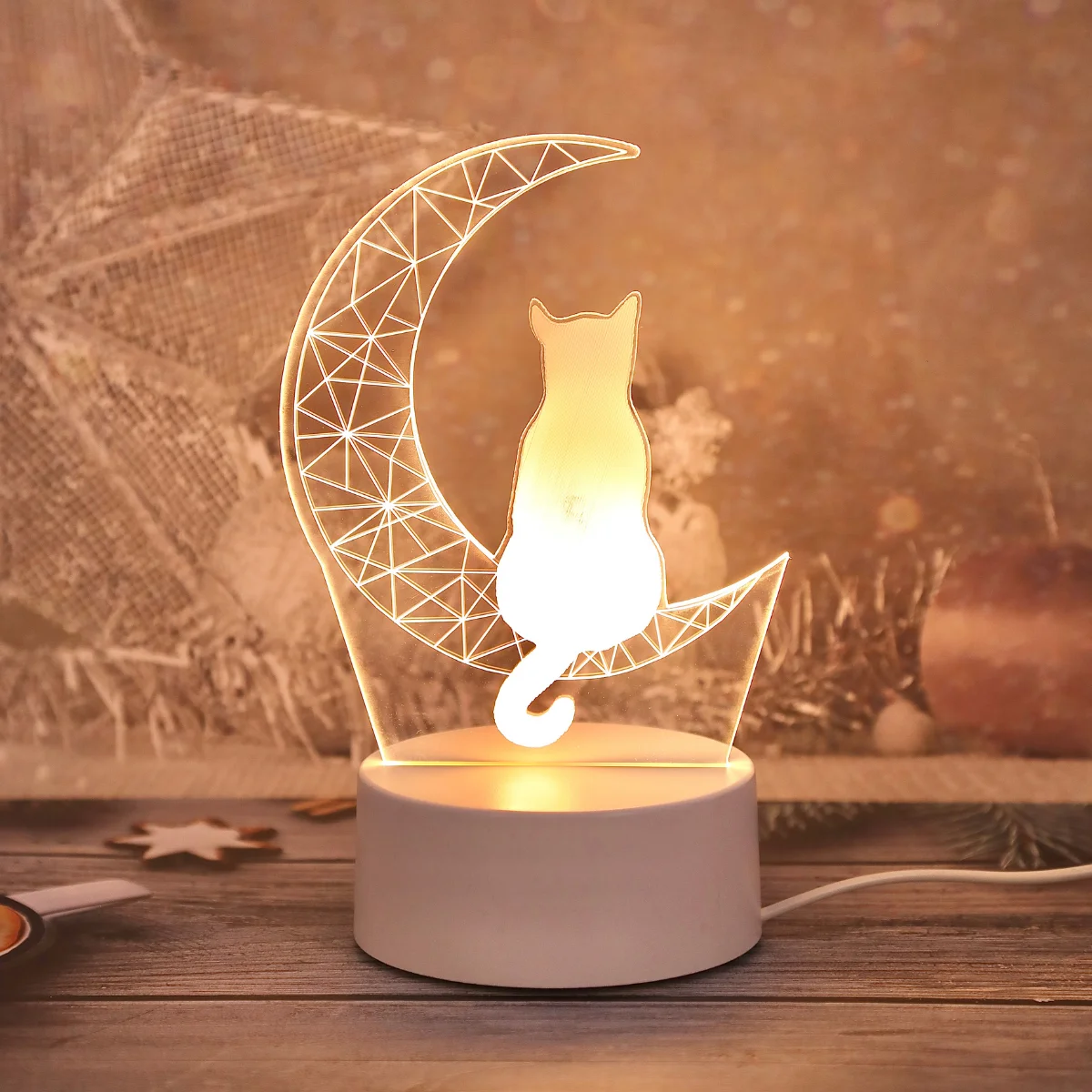 ⭐ Moonlit Cat Dream LED Night Light - Image 3