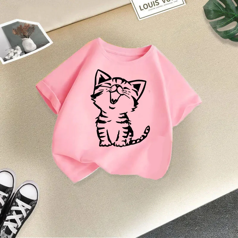 ⭐ Little Whiskers, Big Adventures Kids Tee - Image 35