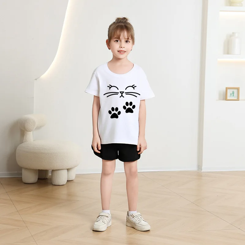 ⭐ Little Whiskers, Big Adventures Kids Tee - Image 2