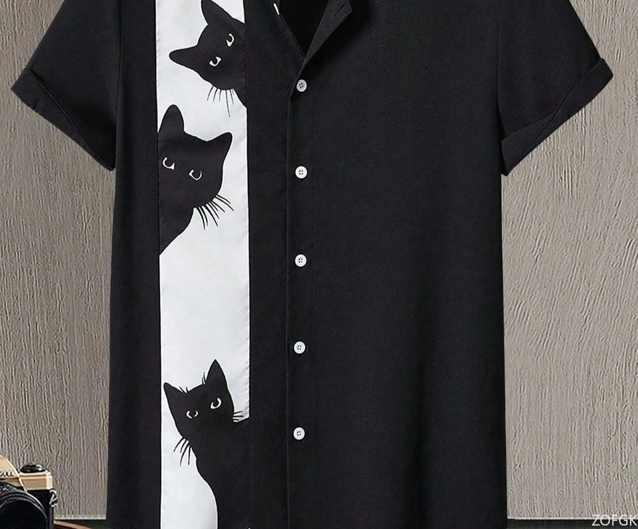 ⭐ Cool Cats & Casual Fridays Button-Up Shirt - Image 6